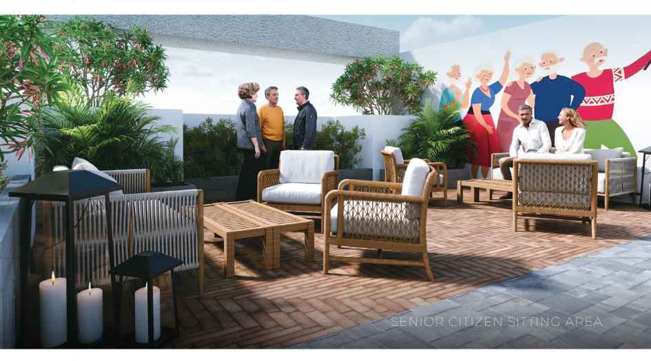 Mahavir-Serene-Amenities-Senior-Citizen-Sitting-area